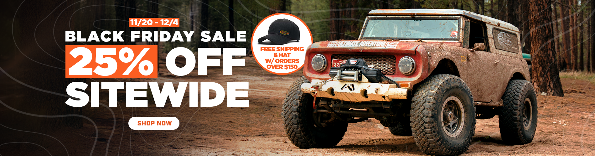 25% off Black Friday / Cyber Monday