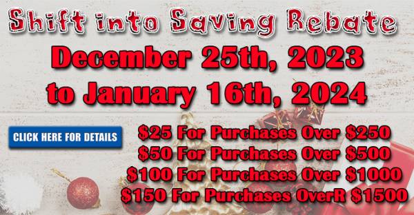 Centerforce Shift Into Savings Rebate Program!