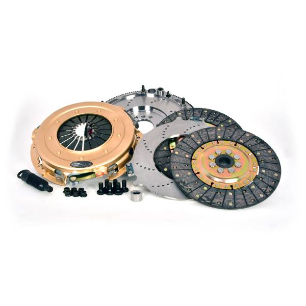 Centerforce - Centerforce SST 10.4, Multi=Disc Clutch and Flywheel Kit, 45.60 lbs, 168 Tooth Gear, 0 in/oz Internally Balanced, 6 Bolt Crank, 925 ft/lbs Capacity, 10.4in Dia., 26-Spline, Fits Chevrolet/GMC Cars and Trucks 8 Cyl