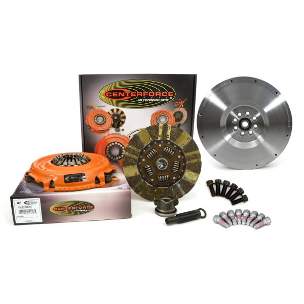 Centerforce - Centerforce Dual Friction ®, High Performance Clutch and Flywheel Kit, 83.60 lbs, 146 Tooth Gear, 0 in/oz Internally Balanced, 8 Bolt Crank, 563 ft/lbs Capacity, 10.4in Dia., 10-Spline, Fits Jeep Wrangler 3.8L
