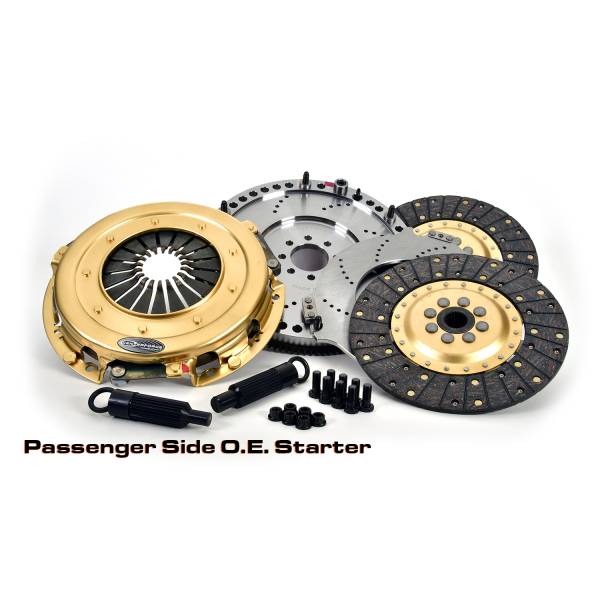 Centerforce - Centerforce SST 10.4, Multi=Disc Clutch and Flywheel Kit, 46.90 lbs, 130 Tooth Gear, 8 Bolt Crank, 925 ft/lbs Capacity, 10.4in Dia., 26-Spline, Fits Dodge s Crate Engines & Swaps Gen III HEMI 8 Cyl