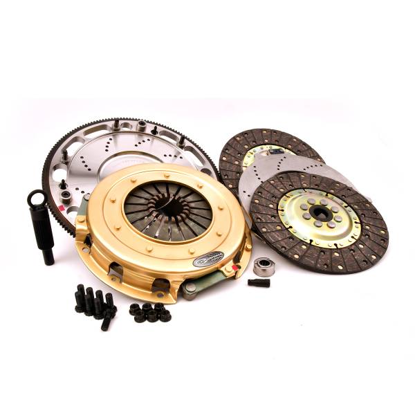 Centerforce - Centerforce SST 10.4, Multi=Disc Clutch and Flywheel Kit, 44.15 lbs, 164 Tooth Gear, 0 in/oz Internally Balanced, 8 Bolt Crank, 925 ft/lbs Capacity, 10.4in Dia., 23M-Spline, Fits Ford Mustang Boss 302 5.0L