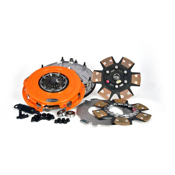Centerforce - Centerforce DYAD ® XDS 10.4, Extreme Multi-Disc Clutch and Flywheel Kit, 55.50 lbs, 168 Tooth Gear, 0 in/oz Internally Balanced, 6 Bolt Crank, 1600 ft/lbs Capacity, 10.4in Dia., 26-Spline, Fits Cadillac/Chevrolet CTS and Camaro V 6.2L