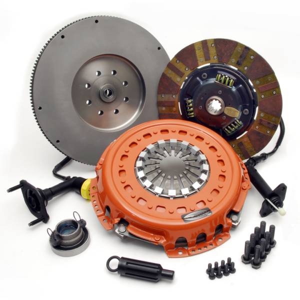 Centerforce - Centerforce Dual Friction ®, High Performance Clutch Pressure Plate, High Performance Disc, High Performance and Flywheel Set, 152 Tooth Gear, 0 in/oz Internally Balanced, 8 Bolt Crank, 900 ft/lbs Capacity, 13in Dia., 10-Spline, Fits Dodge/Ram Cars and T