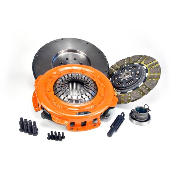 Centerforce - Centerforce Dual Friction ®, High Performance Clutch Pressure Plate, High Performance Disc, High Performance and Flywheel Set, 93.20 lbs, 152 Tooth Gear, 0 in/oz Internally Balanced, 8 Bolt Crank, 1153 ft/lbs Capacity, 12.25in Dia., 10-Spline, Fits Dodge