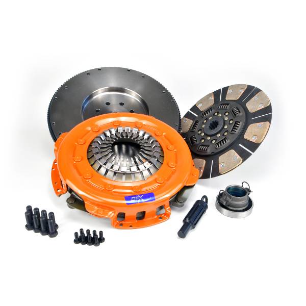 Centerforce - Centerforce DFX ®, Extreme Performance Clutch Pressure Plate, Extreme Performance Disc, Extreme Performance and Flywheel Set, 93.3 lbs, 152 Tooth Gear, 0 in/oz Internally Balanced, 8 Bolt Crank, 900 ft/lbs Capacity, 12.25in Dia., 10-Spline, Fits Dodge Ra