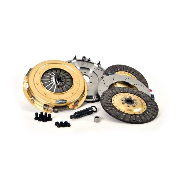 Centerforce - Centerforce SST 10.4, Multi=Disc Clutch and Flywheel Kit, 44.30 lbs, 153 Tooth Gear, 0 in/oz Internally Balanced, 6 Bolt Crank, 925 ft/lbs Capacity, 10.4in Dia., 26-Spline, Fits Chevrolet/GMC Cars and Trucks 8 Cyl