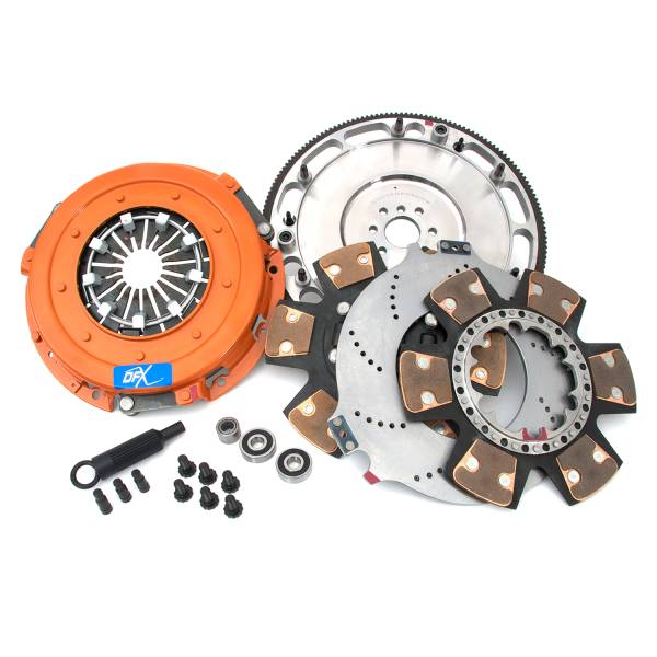 Centerforce - Centerforce DYAD ® XDS 10.4, Extreme Multi-Disc Clutch and Flywheel Kit, 47.2 lbs, 168 Tooth Gear, 0 in/oz Internally Balanced, 6 Bolt Crank, 1600 ft/lbs Capacity, 10.4in Dia., 26-Spline, Fits Chevrolet/Pontiac Cars 8 Cyl