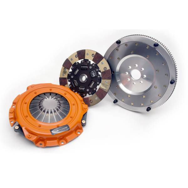 Centerforce - Centerforce Dual Friction ®, High Performance Clutch Pressure Plate, High Performance Disc, High Performance and Flywheel Set, 135 Tooth Gear, 0 in/oz Internally Balanced, 8 Bolt Crank, 345 ft/lbs Capacity, 9.125in Dia., 14-Spline, Fits Chevrolet/Saturn