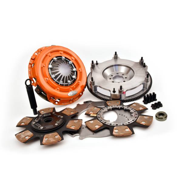 Centerforce - Centerforce DYAD ® XDS 10.4, Extreme Multi-Disc Clutch and Flywheel Kit, 130 Tooth Gear, 0 in/oz Internally Balanced, 8 Bolt Crank, 1450 ft/lbs Capacity, 10.4in Dia., 26-Spline, Fits Dodge Challenger 8 Cyl