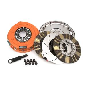 Centerforce - Centerforce DYAD ® DS 10.4, Multi-Disc Clutch and Flywheel Kit, 143 Tooth Gear, 0 in/oz Internally Balanced, 8 Bolt Crank, 1300 ft/lbs Capacity, 10.4in Dia., 18-Spline, Fits Dodge/Plymouth Cars 7.0L/7.2L - Image 1