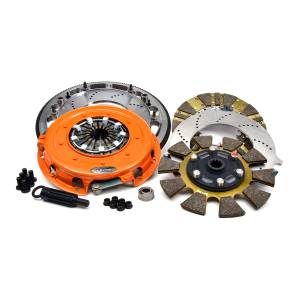 Centerforce DYAD ® DS 10.4, Multi-Disc Clutch and Flywheel Kit, 51.55 lbs, 184 Tooth Gear, 6 Bolt Crank, 1300 ft/lbs Capacity, 10.4in Dia., 10-Spline, Fits Ford Cars 7.0L