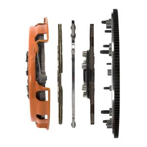 Centerforce - Centerforce DYAD ® DS 10.4, Multi-Disc Clutch and Flywheel Kit, 46.45 lbs, 168 Tooth Gear, 0 in/oz Internally Balanced, 6 Bolt Crank, 1300 ft/lbs Capacity, 10.4in Dia., 26-Spline, Fits Chevrolet/Pontiac Cars 8 Cyl - Image 2