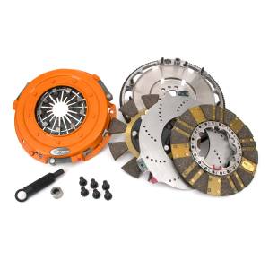 Centerforce DYAD ® DS 10.4, Multi-Disc Clutch and Flywheel Kit, 48.20 lbs, 168 Tooth Gear, 0 in/oz Internally Balanced, 6 Bolt Crank, 1300 ft/lbs Capacity, 10.4in Dia., 26-Spline, Fits Chevrolet/GMC Cars and Trucks 8 Cyl
