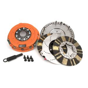 Centerforce DYAD ® DS 10.4, Multi-Disc Clutch and Flywheel Kit, 130 Tooth Gear, 0 in/oz Internally Balanced, 6 Bolt Crank, 1300 ft/lbs Capacity, 10.4in Dia., 18-Spline, Fits Dodge/Plymouth Cars 7.2L